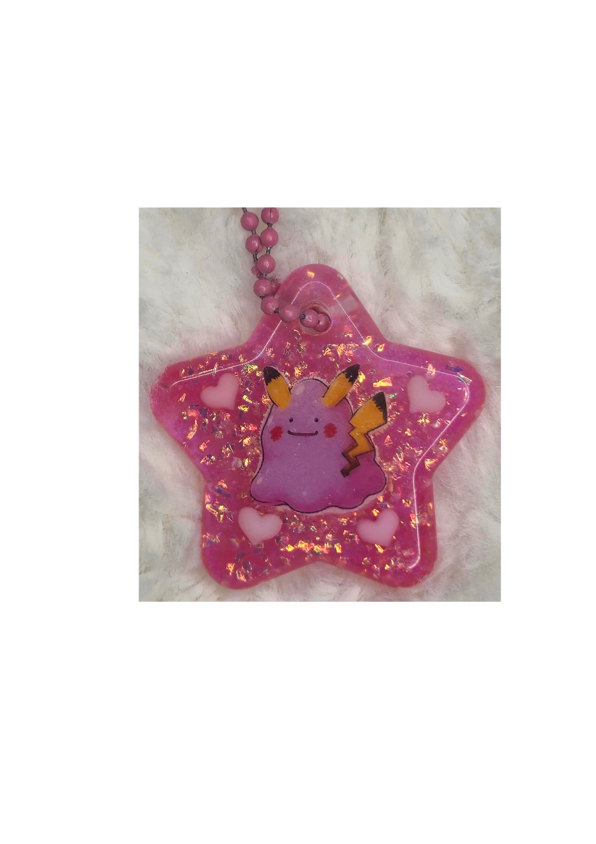 Dittochu Pink Star Charm ♡