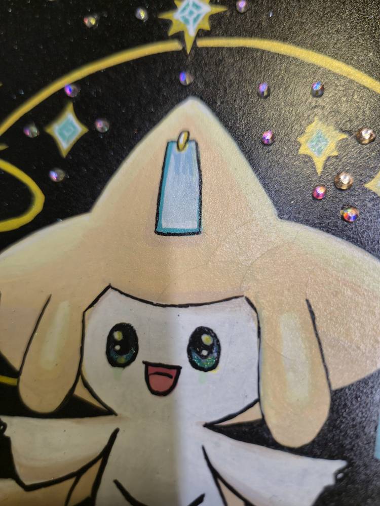 Jirachi Glitter Binder – B-vare ✨