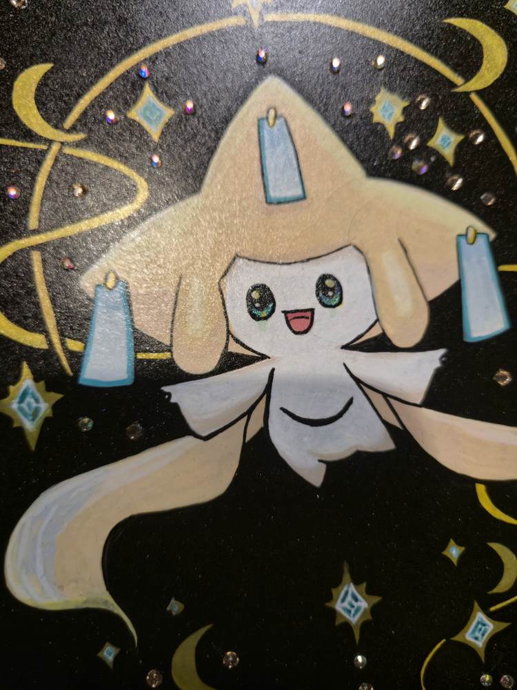 Jirachi Glitter Binder – B-vare ✨
